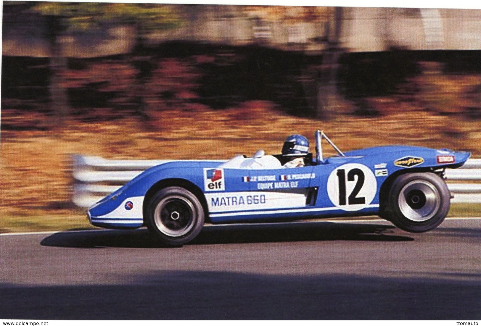 1000 Kms De Paris 1970  -   Matra 660  -  Pilote: Jean-Pierre Beltoise  -  15x10 PHOTO - Le Mans