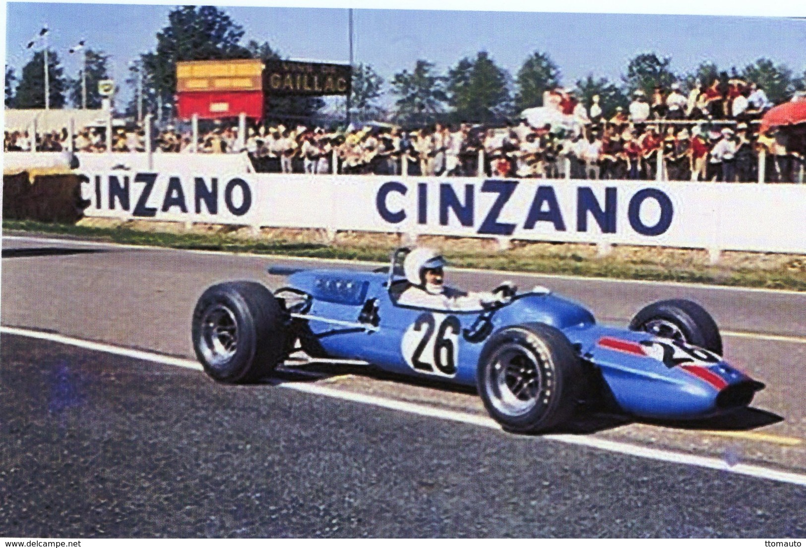 Grand Prix De France 1967  -   Matra MS5 F2  -  Pilote: Jo Schlesser  -  15x10 PHOTO - Grand Prix / F1