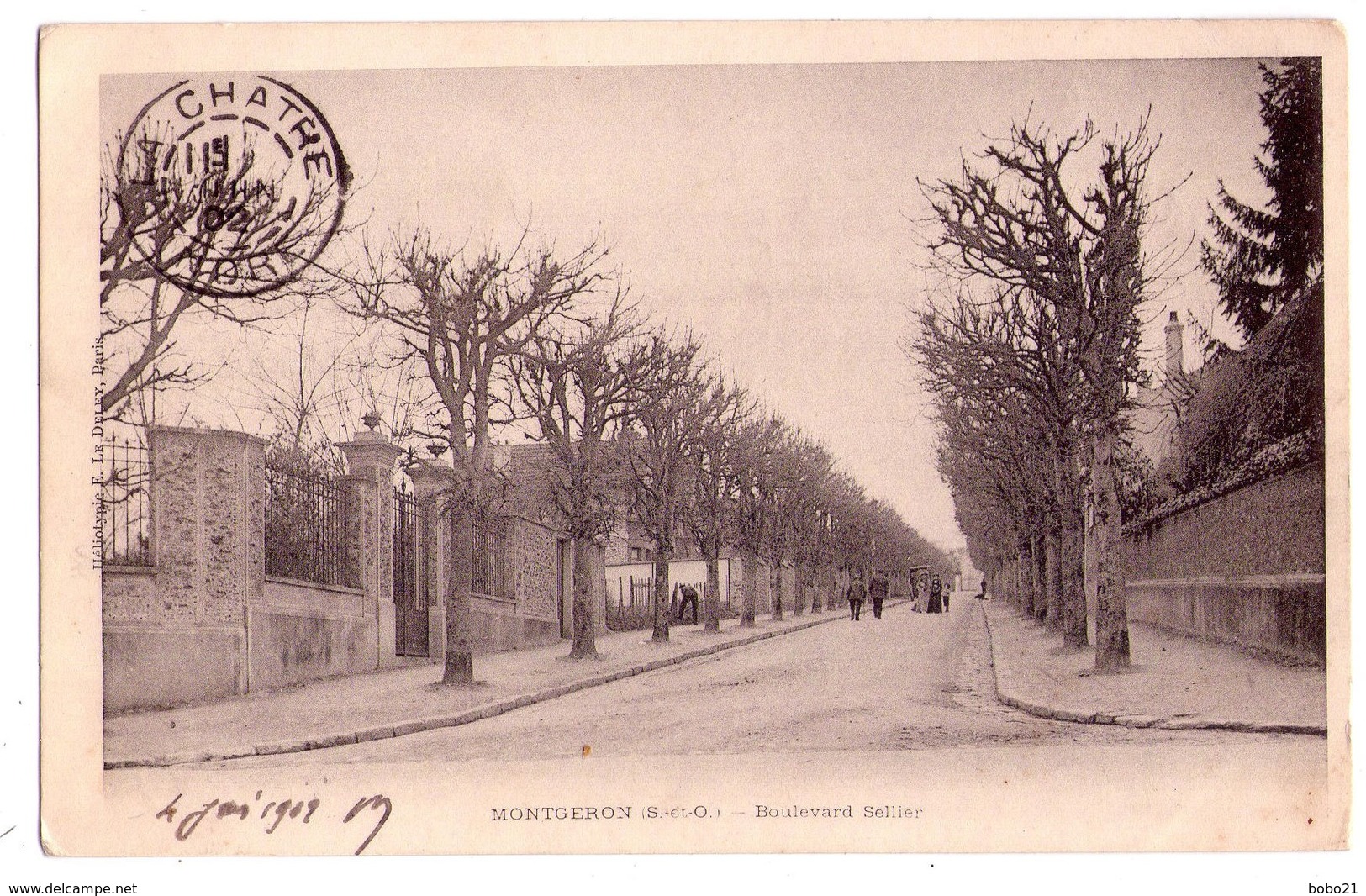 1256- Montgeron (Seine Et Oise ) - Boulevard Sellier - E. Ledeley - - Montgeron