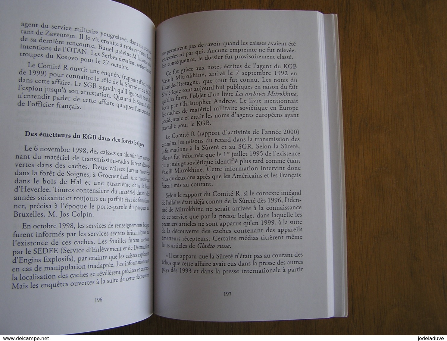 L' ESPIONNAGE EN BELGIQUE De la Guerre Froide à Aujourd' Hui Histoire Belgique Espion KGB GRU SGR SDRA OTAN Sûreté Etat