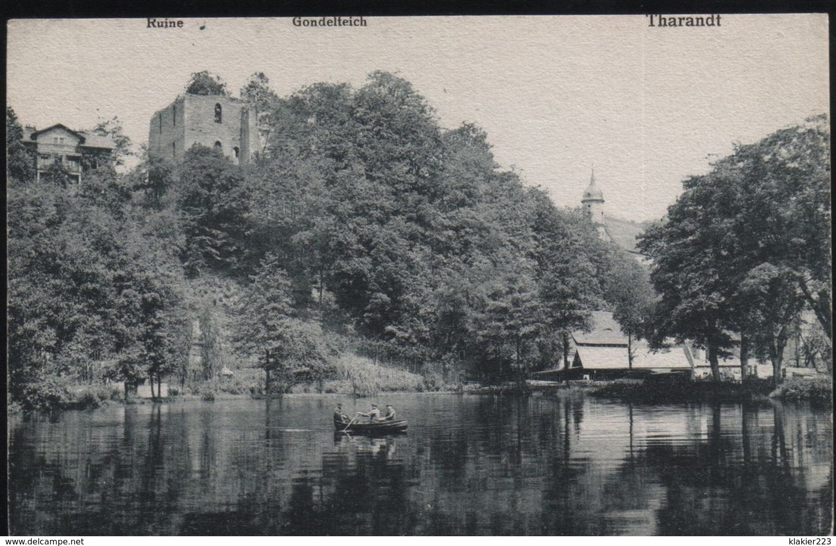 Tharandt, Gondelteich Und Ruine - 1924 - Tharandt