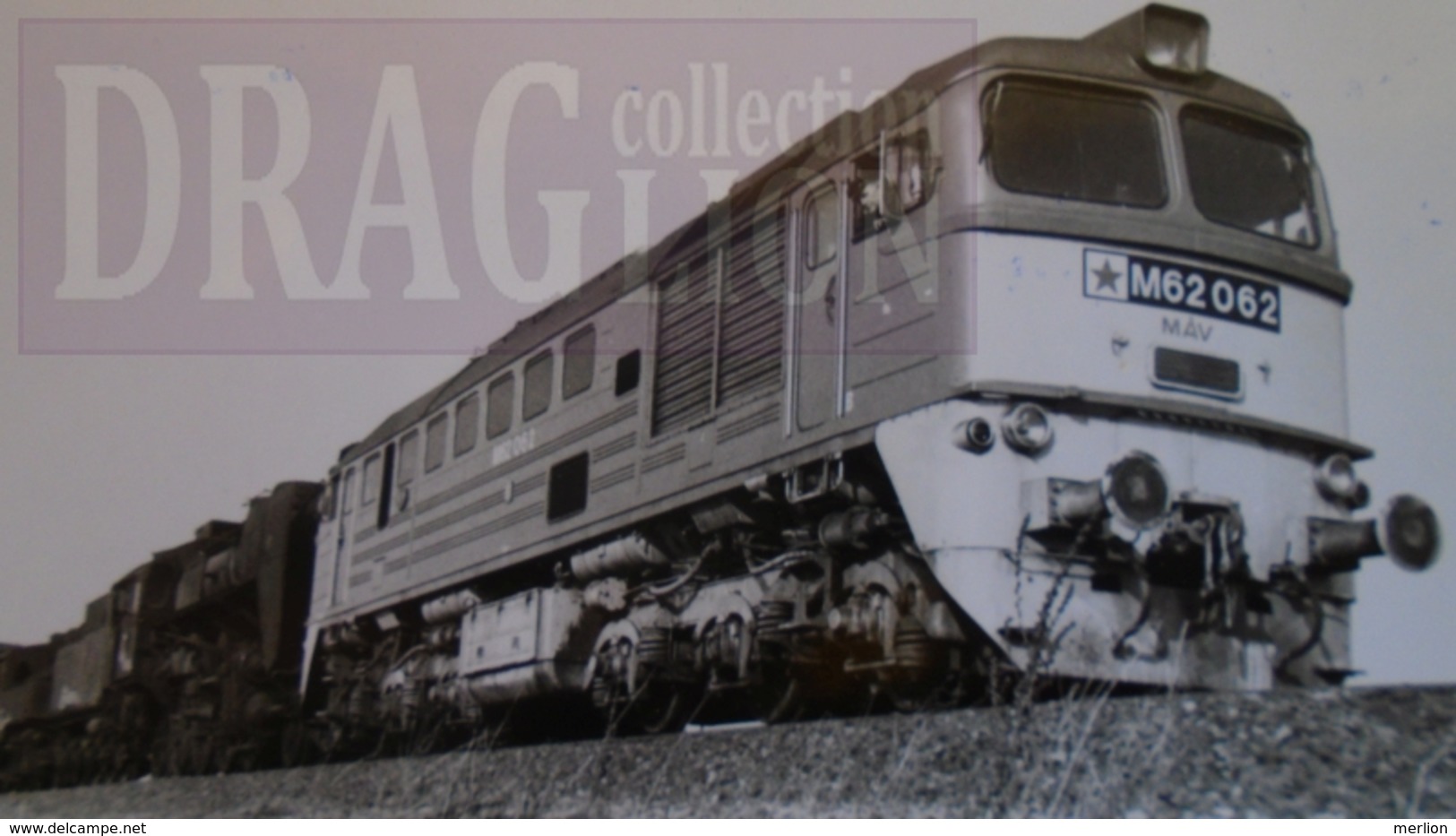 D158344  Old Photo - Békéscsaba-Szeged -Algyö -MÁV Train -  - Hungary Trasportation Museum Archiv Photo Ca 1970 - Trains