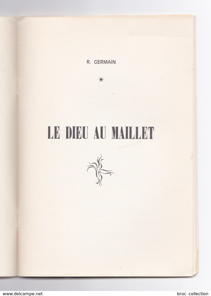 Le Dieu Au Maillet, René Germain, 1970, Gannat, Pays Gannatois, Patron Des Tonneliers - Bourbonnais