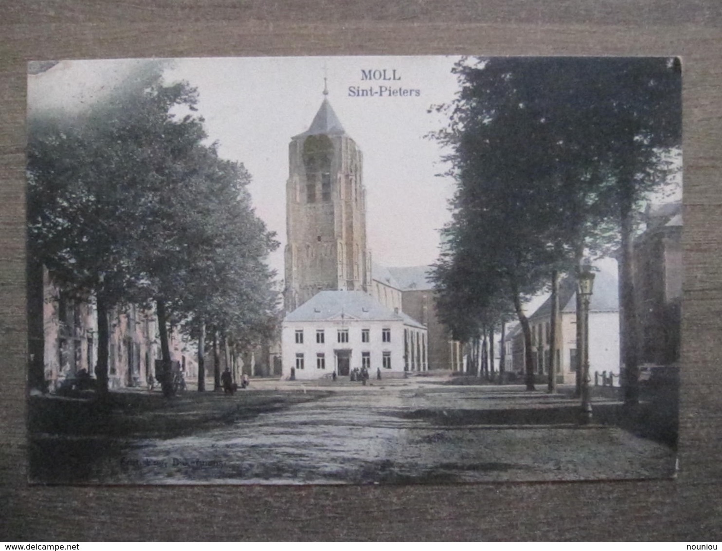 Cpa Moll Mol - Sint-Pieters - Place église - Calèches - 1908 - Marco Marcovici - Mol