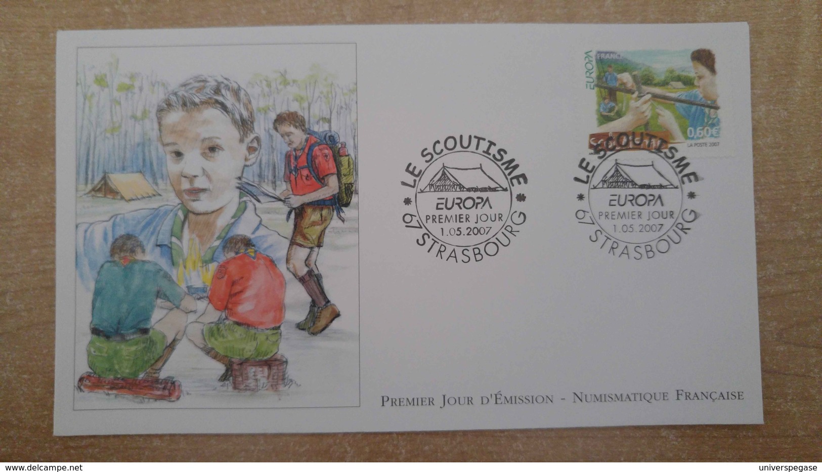 FDC - N°4049 -  Europa 2007 - Le Scoutisme - 2000-2009