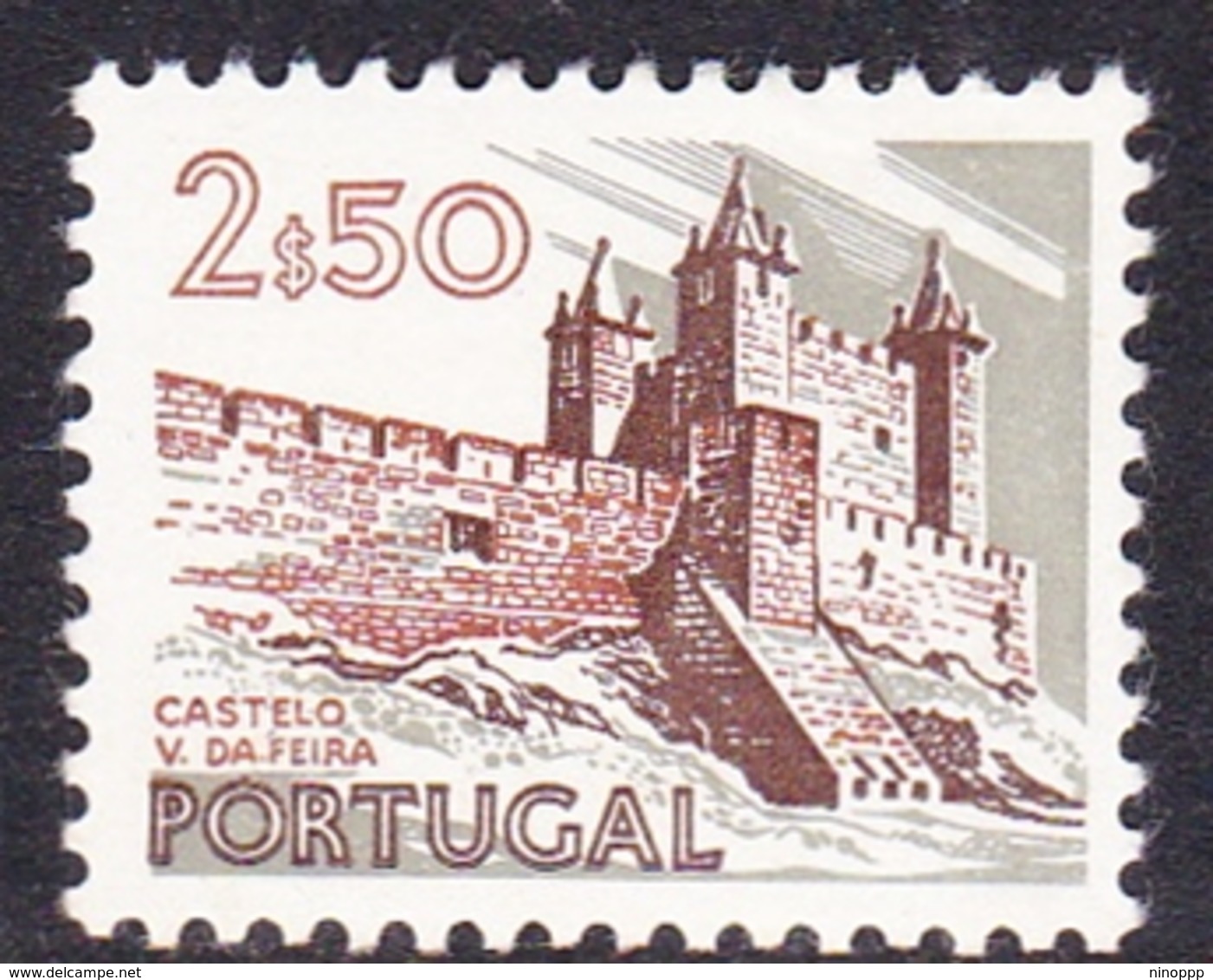 Portugal SG 1449p 1972 Buildings And Views, 2e 50c, Mint Never Hinged - Unused Stamps