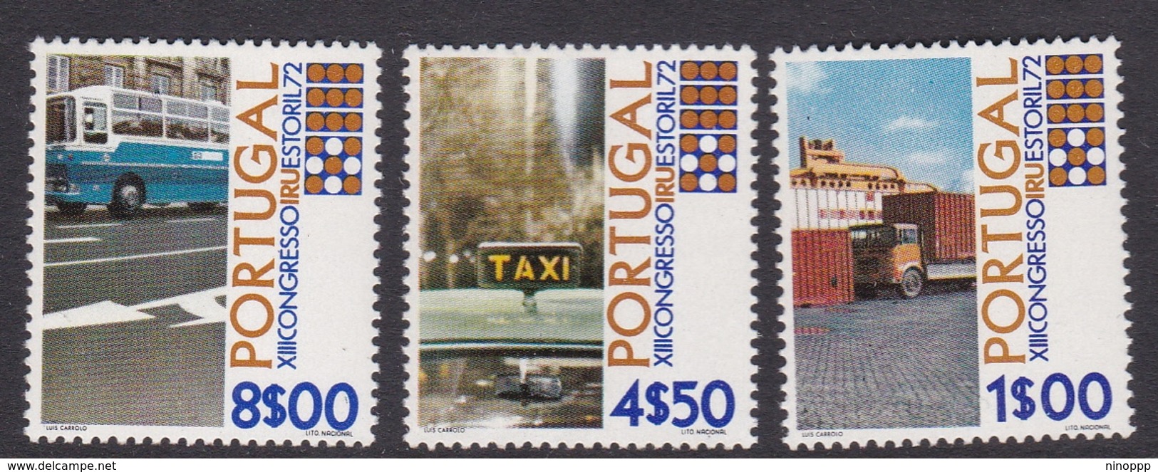 Portugal SG 1473-1475 1972 13th International Road Transport, Mint Never Hinged - Unused Stamps