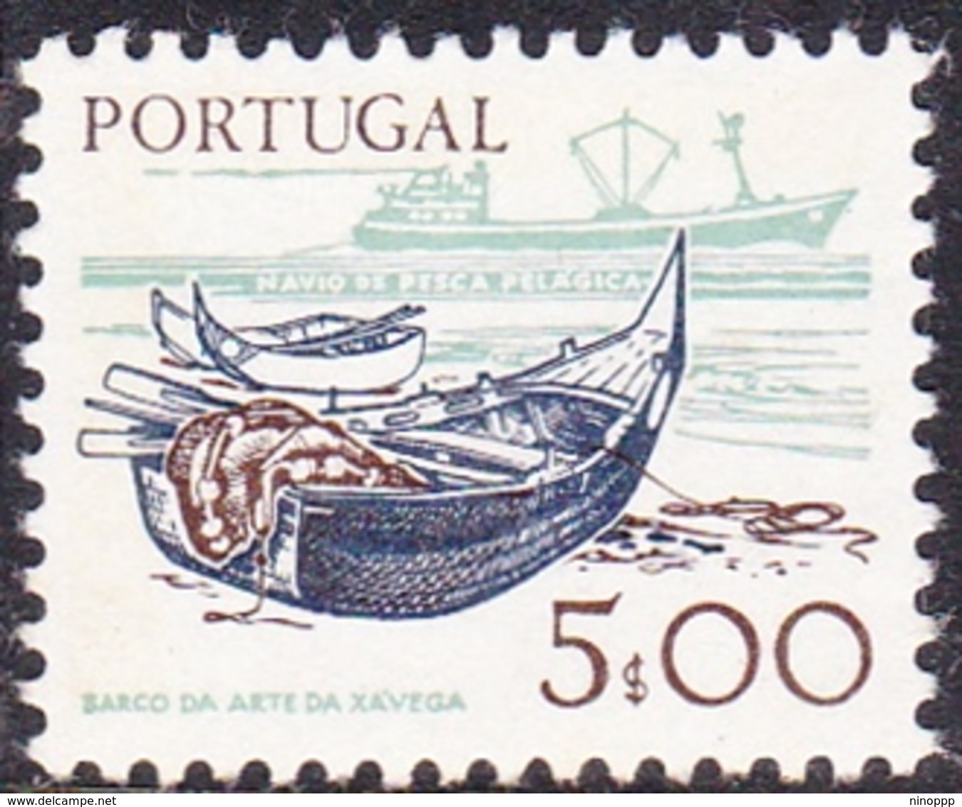 Portugal SG 1690 1978 Work Tools, 5e Tunny Fishing Boat, Mint Never Hinged - Nuevos