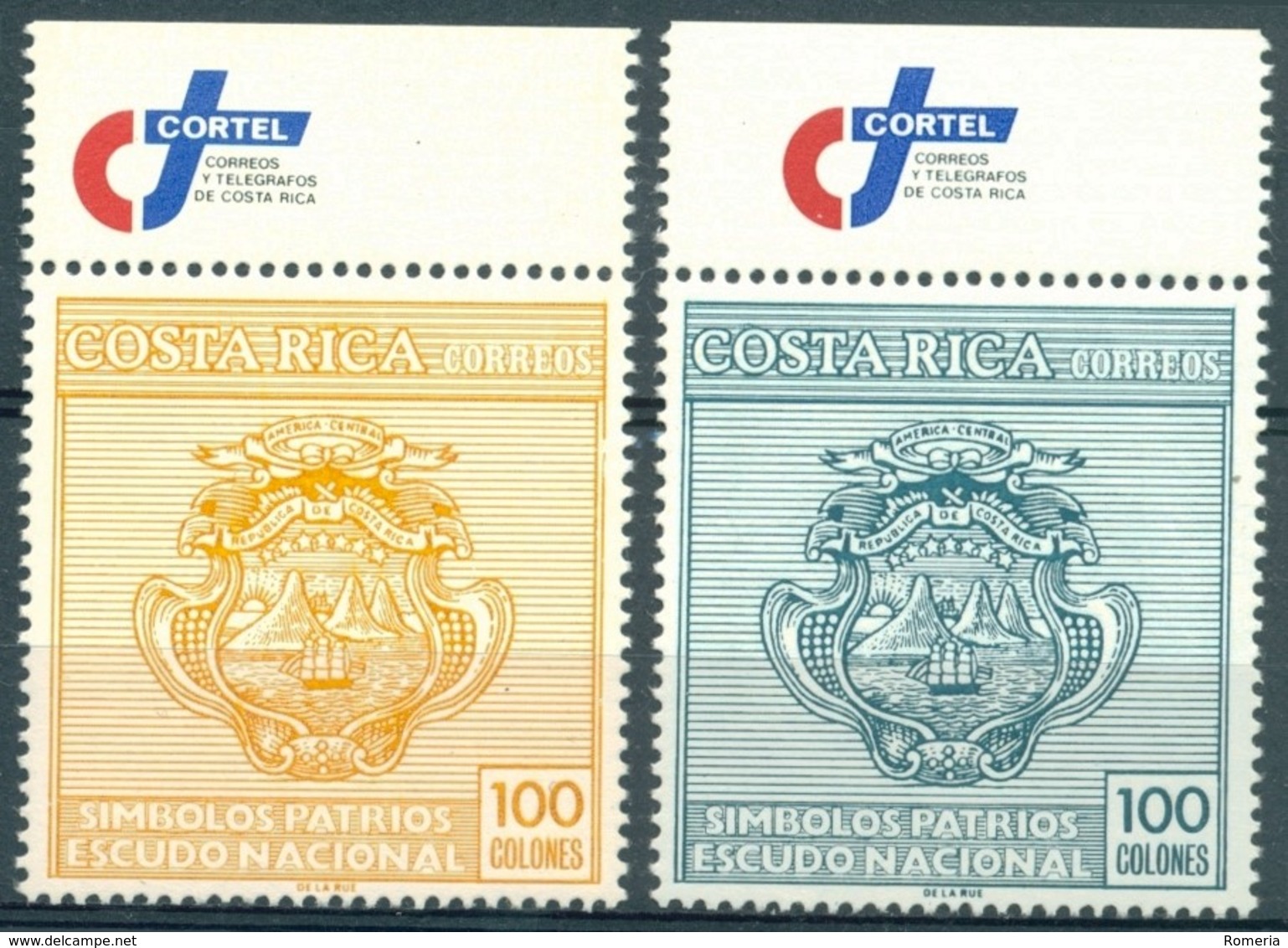 Costa Rica - 1985 - Yt 397/398 - Symboles De La Patrie - ** - Costa Rica