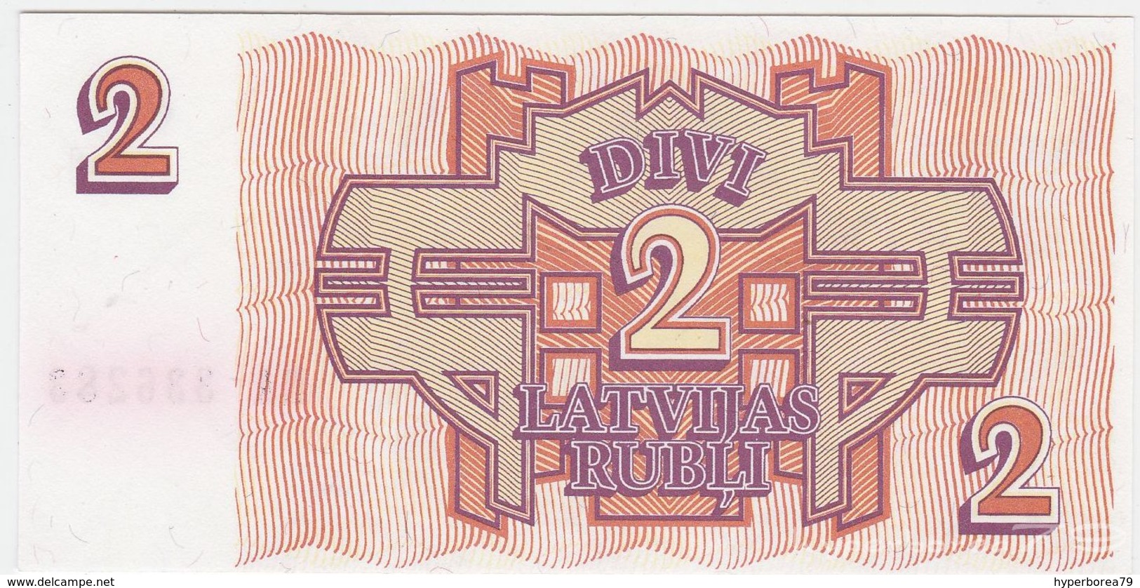 Latvia P 36 - 2 Rubli 1992 - UNC - Lettonia