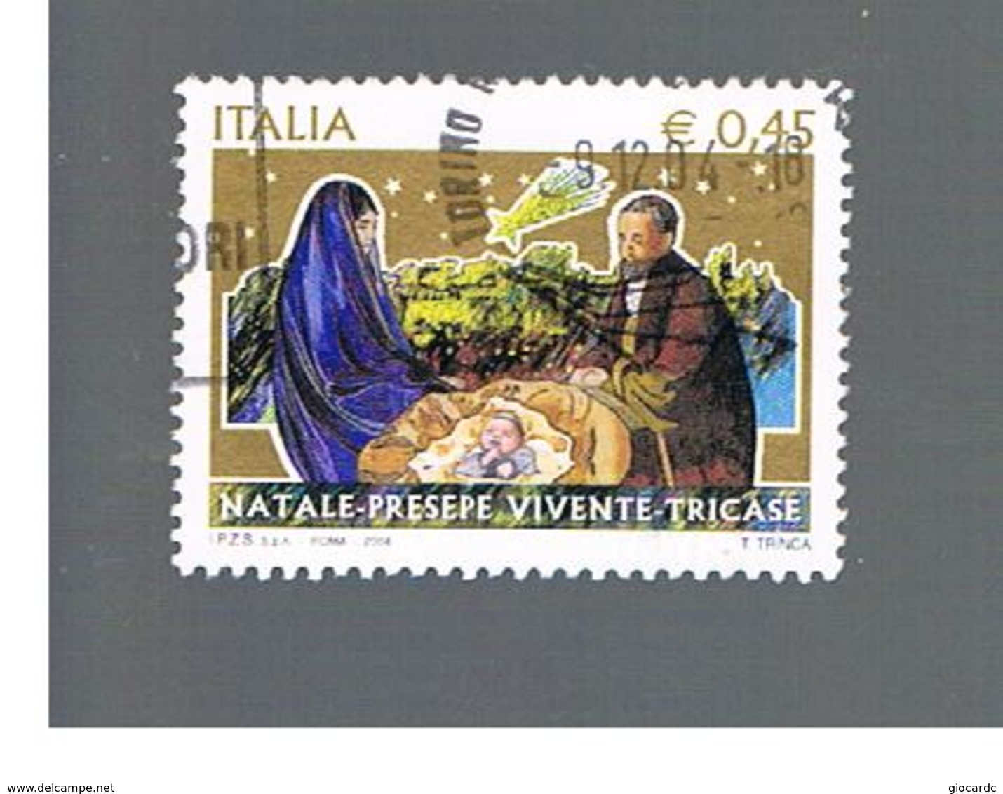 ITALIA REPUBBLICA  -  2004  NATALE - USATO ° - 2001-10: Usati