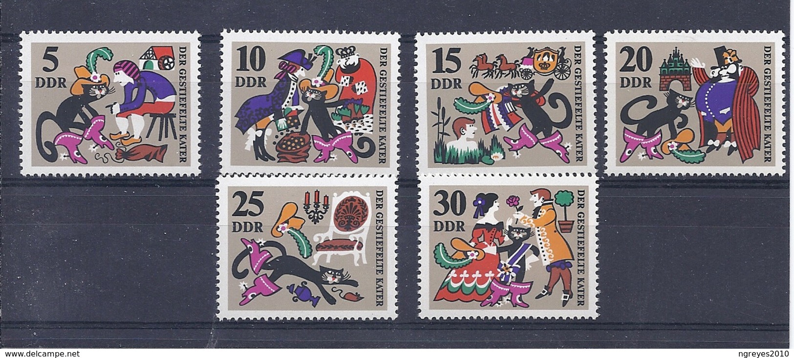 180028336  ALEMANIA  DDR.  YVERT   Nº  1122/7  **/MNH - Ungebraucht