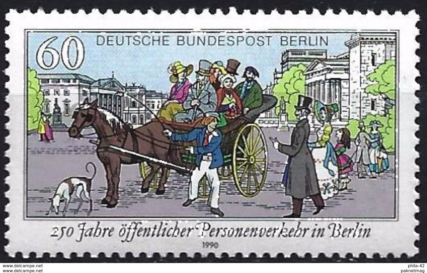 E134- Germany Berlin 1990 - Horse-drawn Carriage. - Other & Unclassified