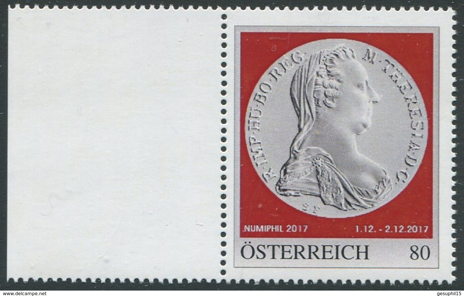 ÖSTERREICH / 8124756 / Numiphil 2017 / Postfrisch / ** / MNH - Personalisierte Briefmarken