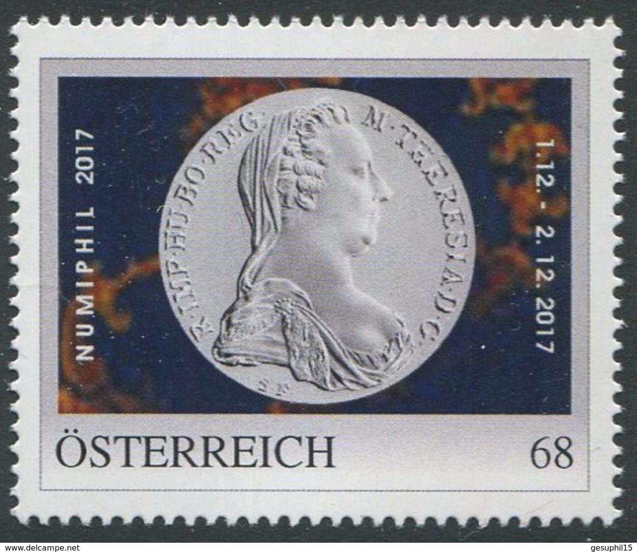 ÖSTERREICH / 8124755 / Numiphil 2017 / Postfrisch / ** / MNH - Personalisierte Briefmarken