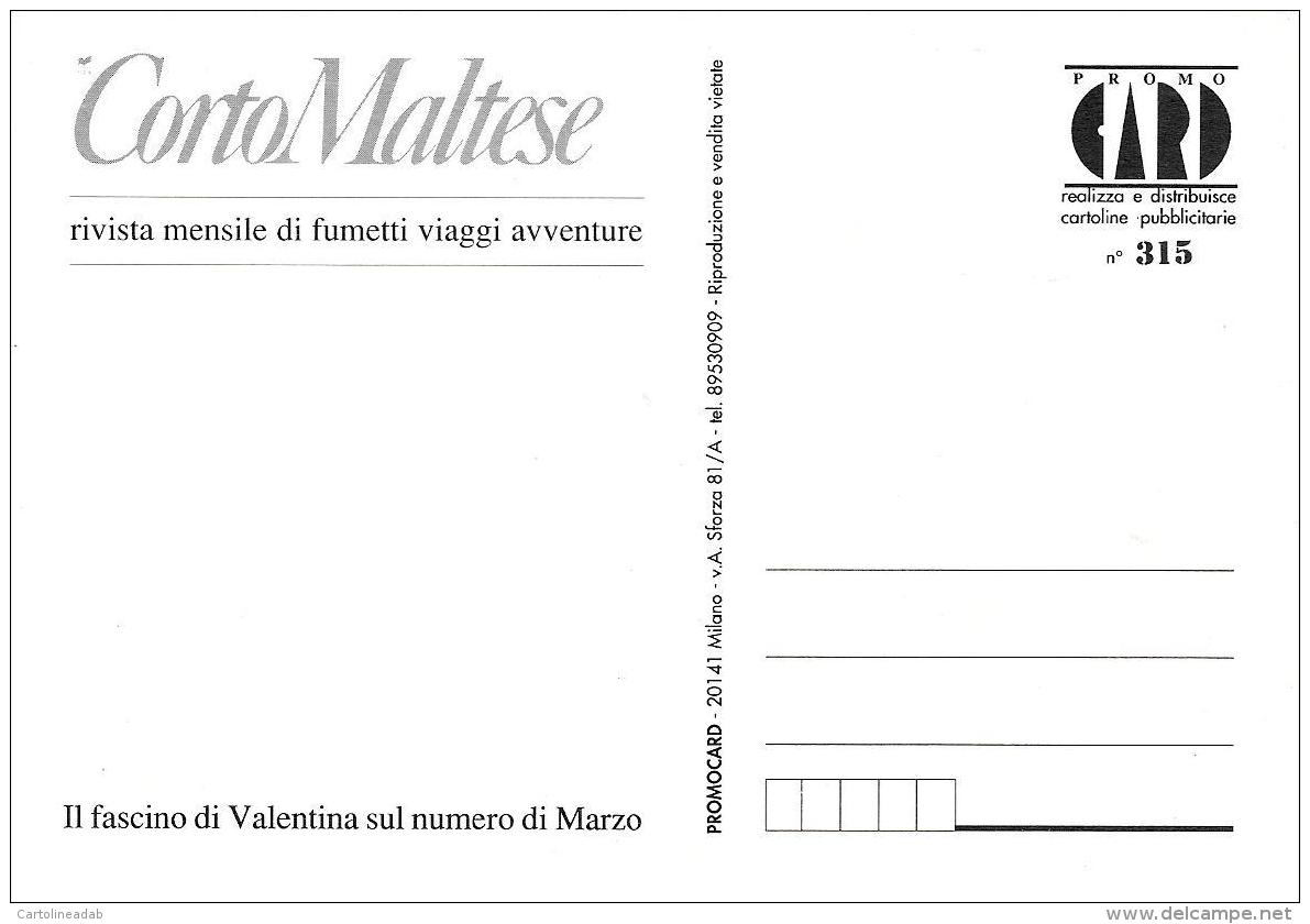 [MD1576] CPM - SERIE DI 6  CARTOLINE DI CORTO MALTESE - RARE - NV