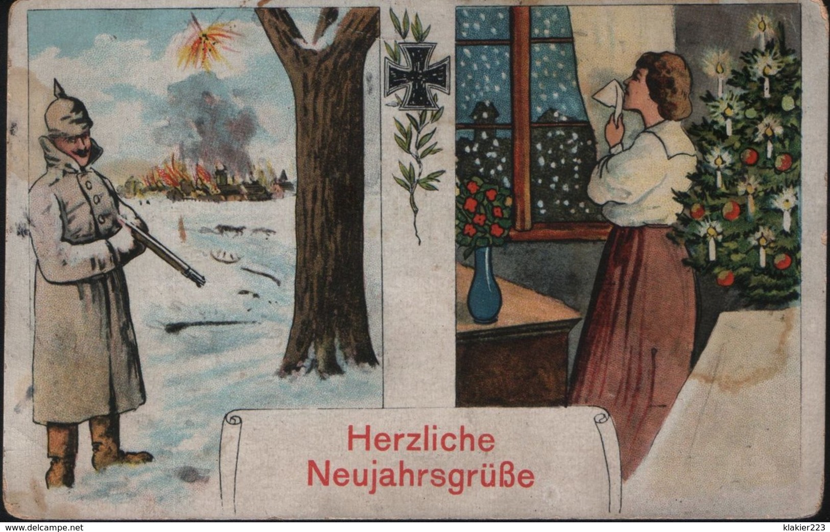 Herzliche Neujahrsgrüße - Guerre 1914-18
