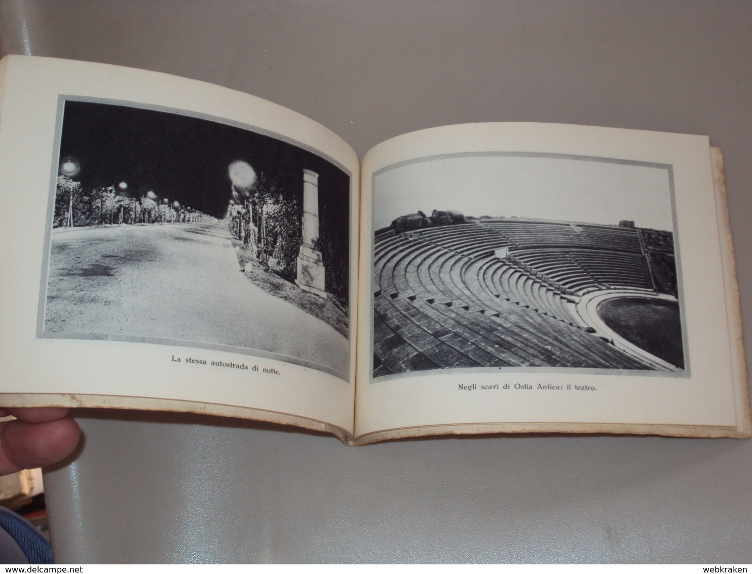 LIBRETTO OPUSCOLO 1932 ROMA NEL DECENNALE BELLE FOTO EDITO DALLE FERROVIE DELLO STATO ENIT - Other & Unclassified