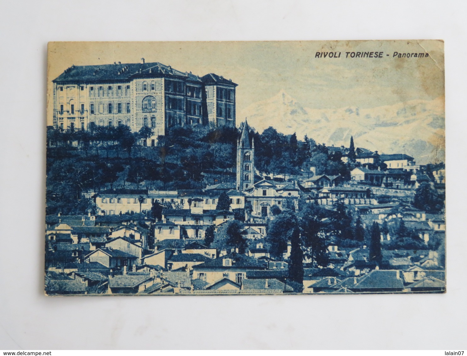 C.P.A. RIVOLI TORINESE : Panorama, Timbre En 1934 - Rivoli