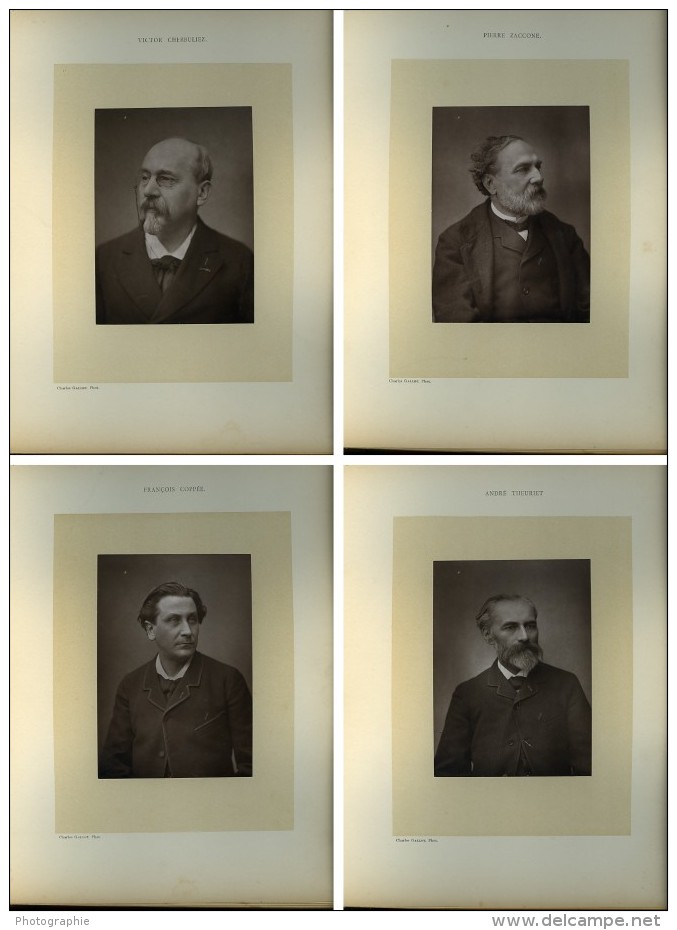 Personnalités contemporaines, Portraits et biographies, 50 Photographies par Charles Gallot 1885