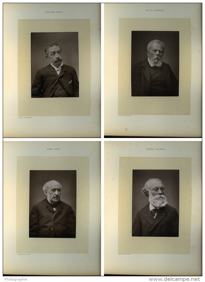 Personnalités contemporaines, Portraits et biographies, 50 Photographies par Charles Gallot 1885