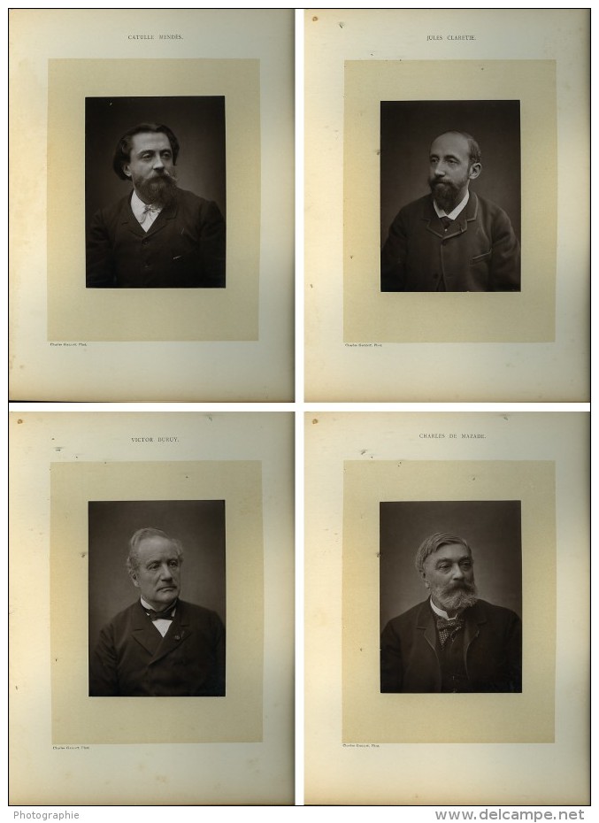 Personnalités contemporaines, Portraits et biographies, 50 Photographies par Charles Gallot 1885