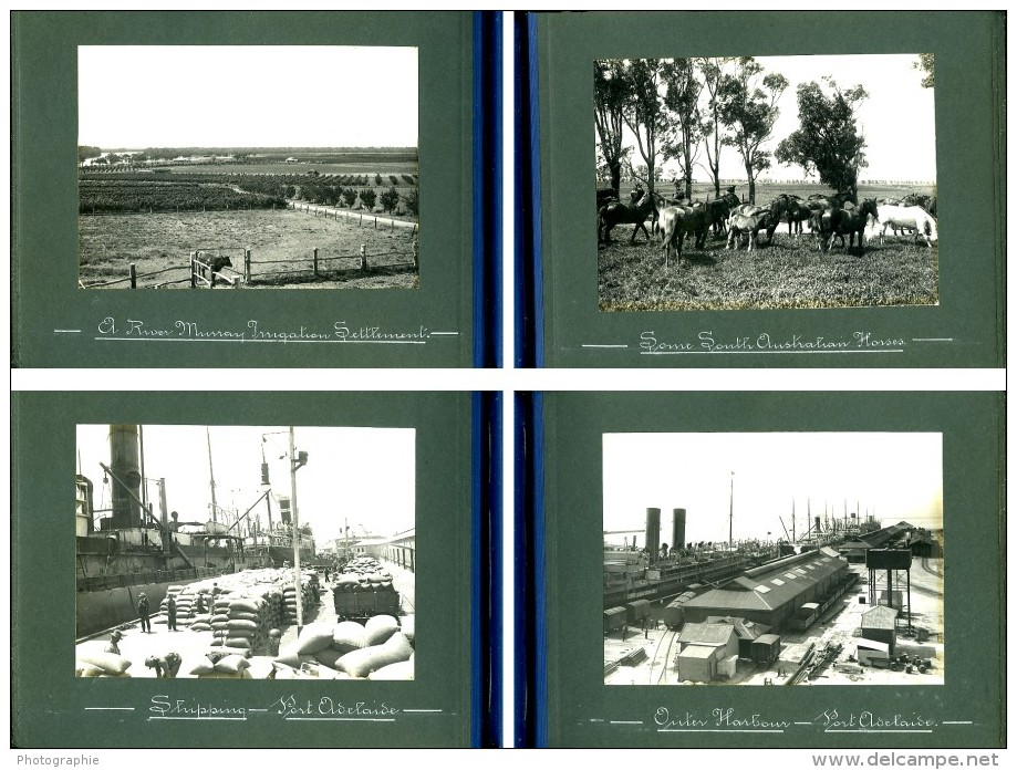 Mission Française en Australie-Méridionale Album 61 Photos 1918 Signatures Leclercq-Motte