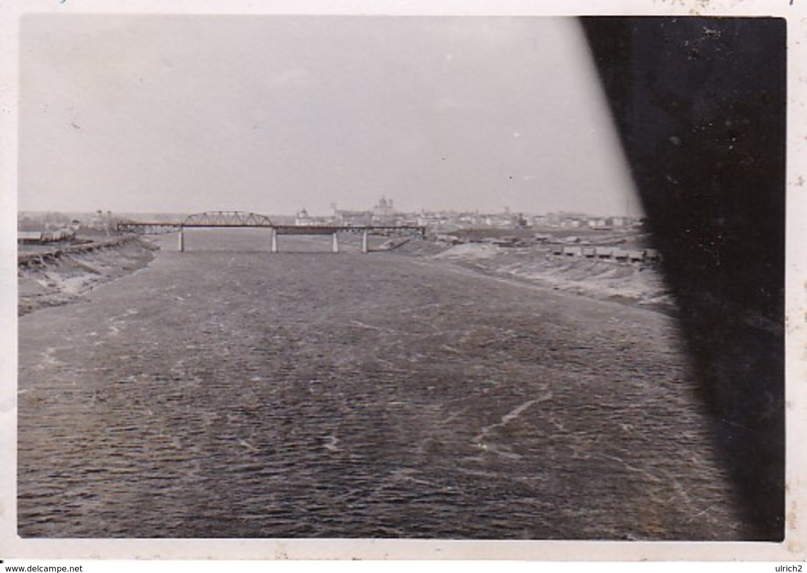 Foto Polotsk Und Dvina - Eisenbahnbrücke - Ca. 1940 - 8,5*5,5cm (34478) - Orte