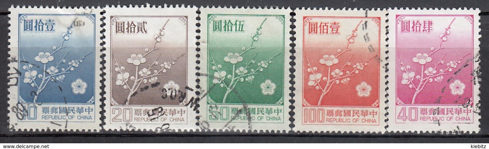 TAIWAN 1979 - MiNr: 1291-1294+1613  Used - Gebraucht