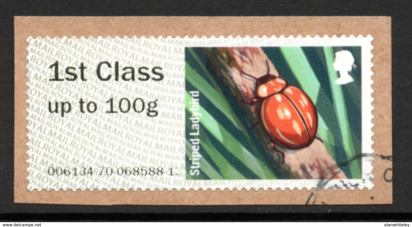 GREAT BRITAIN Post & Go Label/Ladybird: USED ON PIECE - Post & Go (distributeurs)