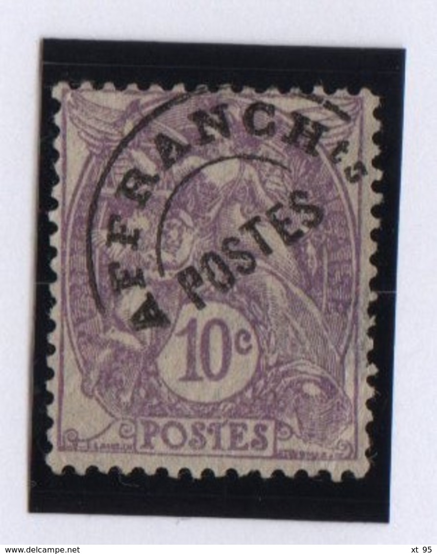 Type Blanc - Preo 10c Avec Petit T De POSTES - Neuf Sans Gomme - 1900-29 Blanc