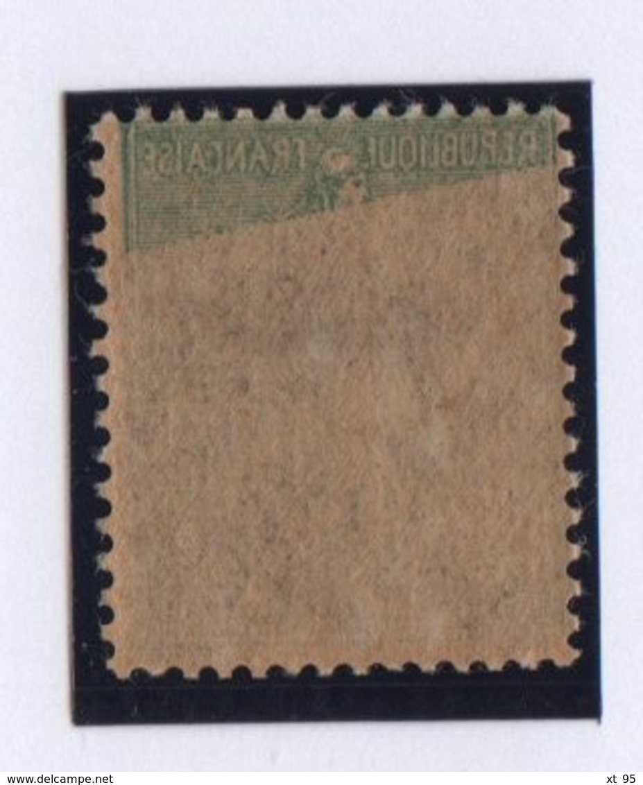 Type Semeuse Lignée - 15c Avec Impression Recto Verso Partiel - Neuf Sans Charniere - 1903-60 Semeuse Lignée