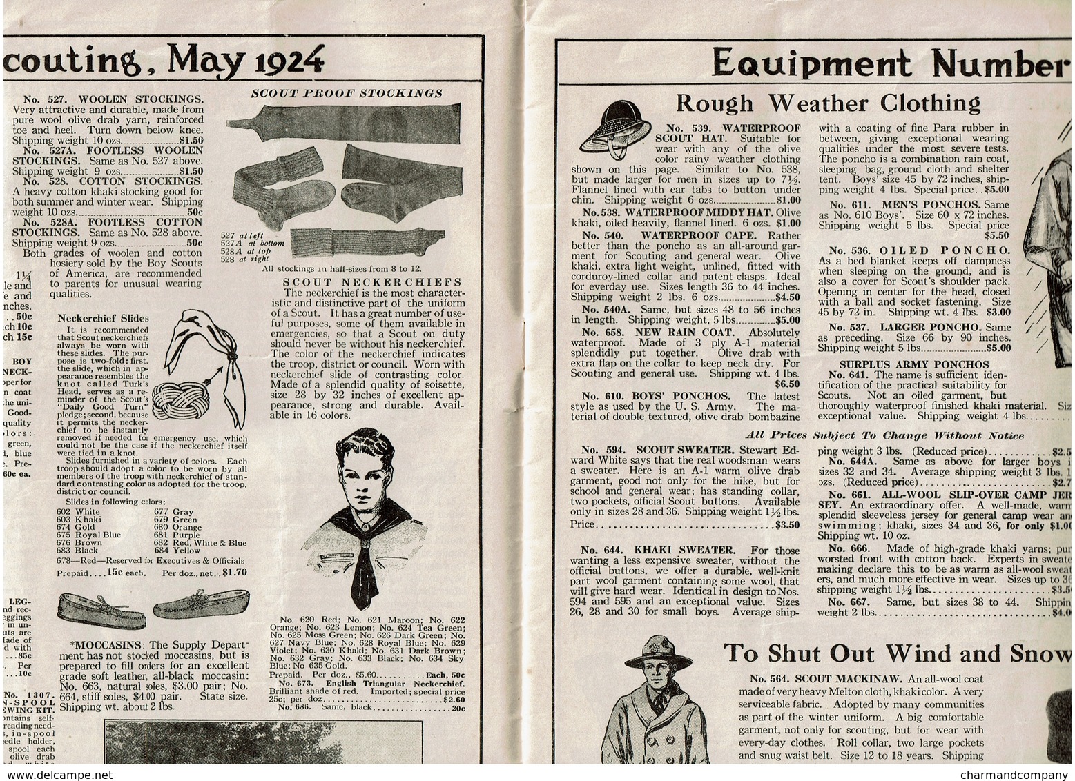 Catalogue May 1924 - SCOUTING Equipment - 40 Pages - Scout - Scoutisme - 5 Scans - Scoutisme