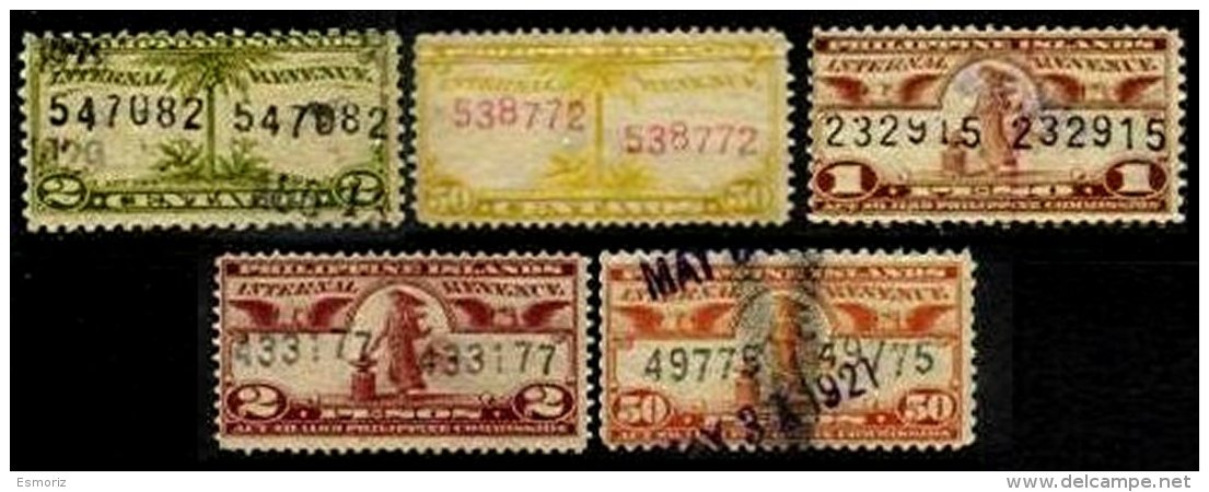 PHILIPPINES, Revenues, Used, F/VF - Filipinas