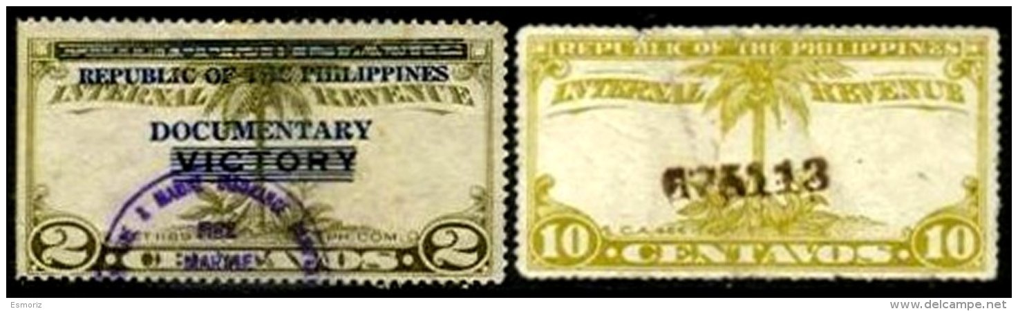 PHILIPPINES, Revenues, Used, F/VF - Philippines