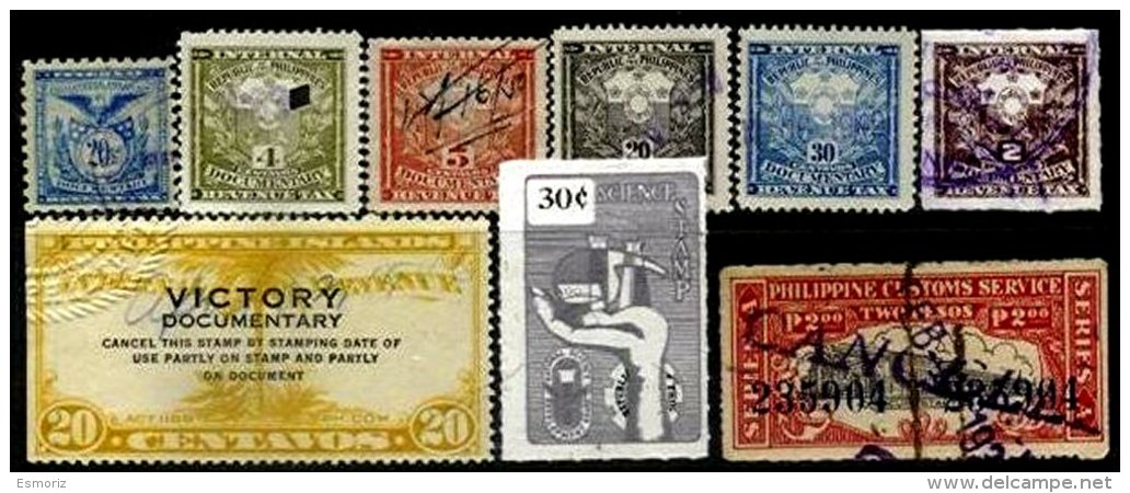 PHILIPPINES, Revenues, */o M/U, F/VF - Filippijnen