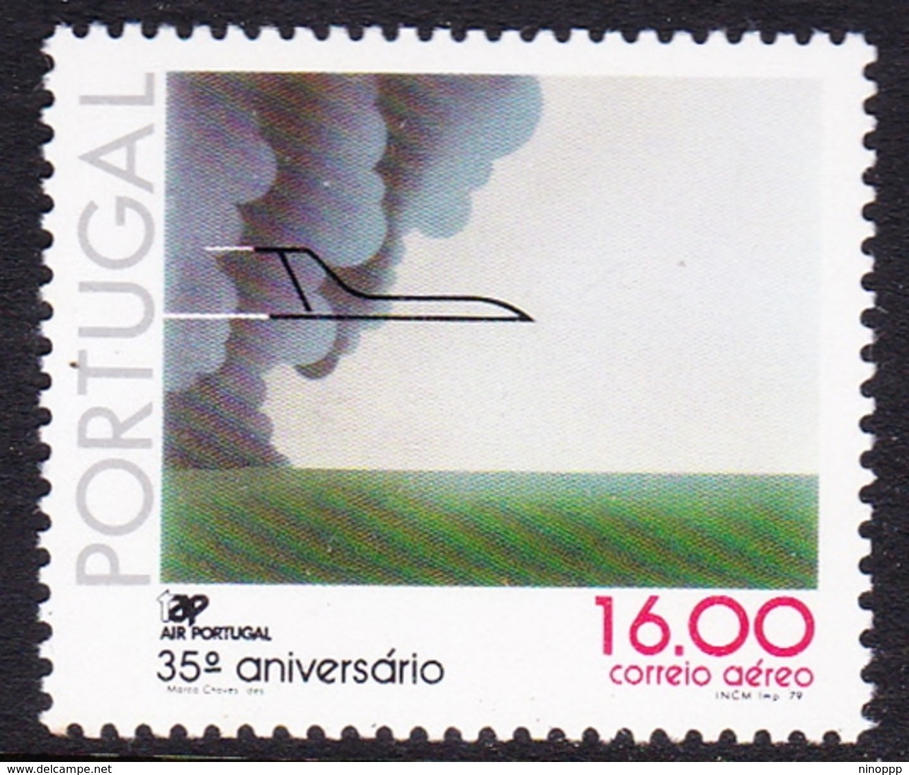 Portugal SG 1772 1979 35th Anniversary Of TAP, 16e Aircraft, Mint Never Hinged - Unused Stamps