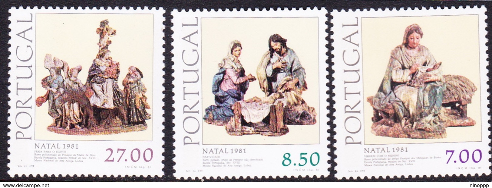 Portugal SG 1859-1861 1981 Christmas, Mint Never Hinged - Nuevos