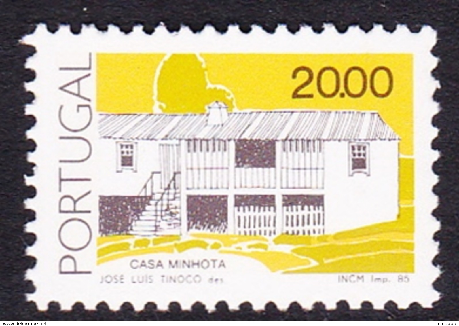 Portugal SG 2003 1985-86 Architecture, 20e, Mint Never Hinged - Ungebraucht