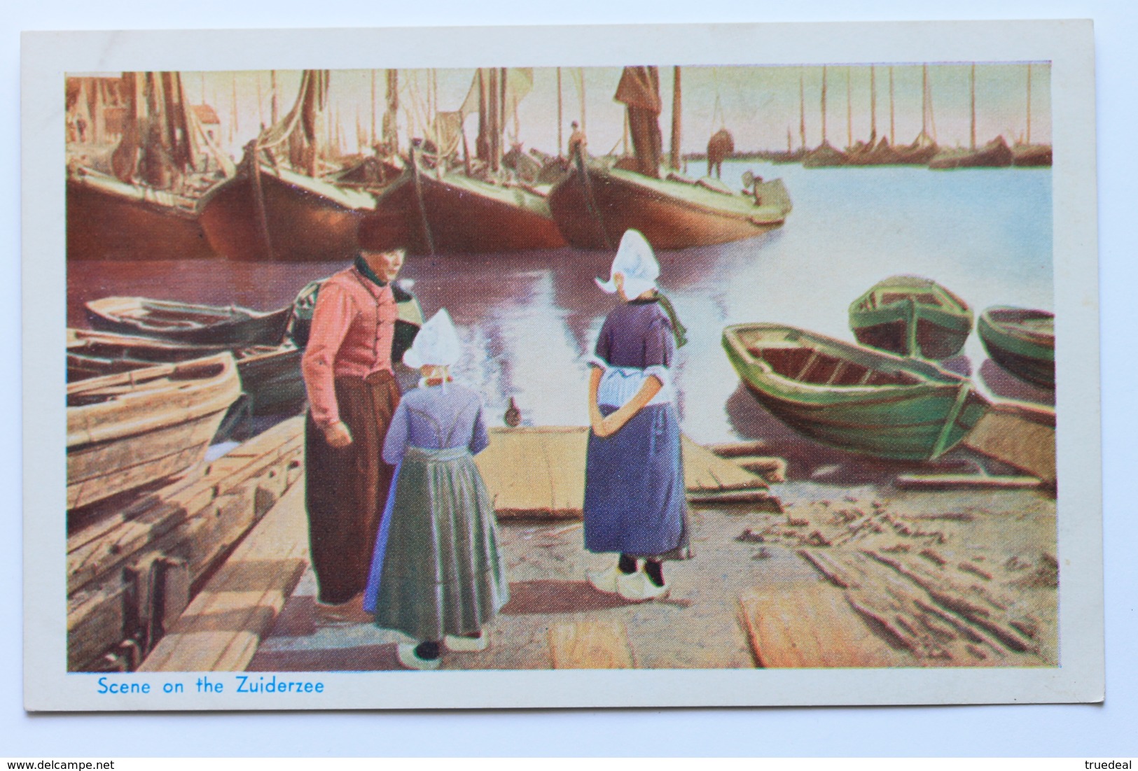 Scene On The Zuiderzee, Nederland Netherlands, Printed For Heineken's Aan-de-Zuiderzee, New York World's Fair 1939 - Other & Unclassified