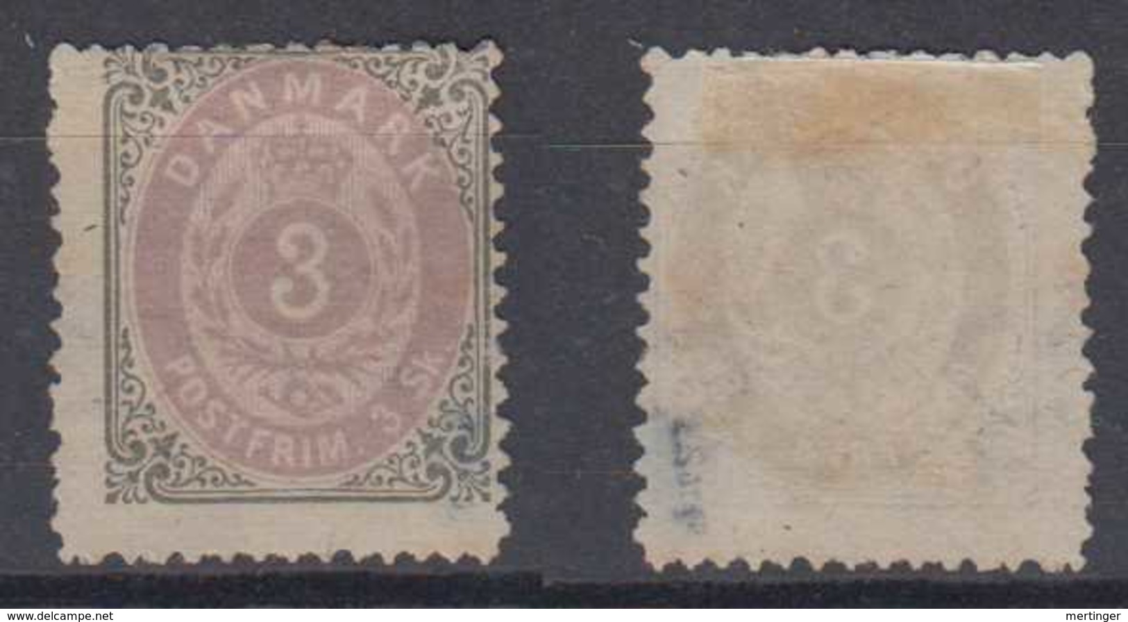 Dänemark Denmark Mi# 17 Mint (*) 3S 1871 - Ungebraucht