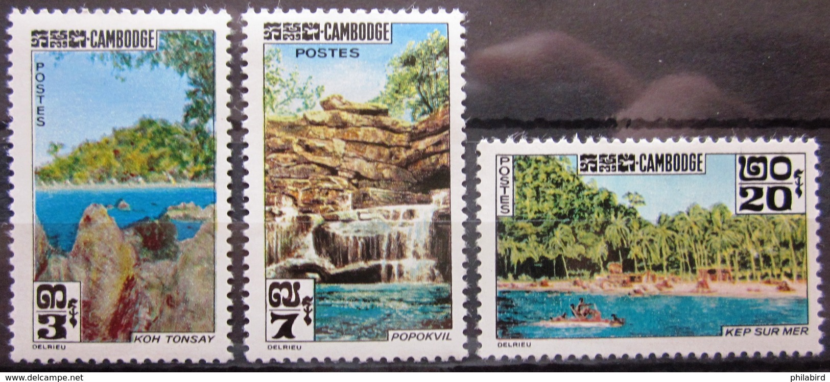 CAMBODGE              N° 136/138                   NEUF* - Cambodge