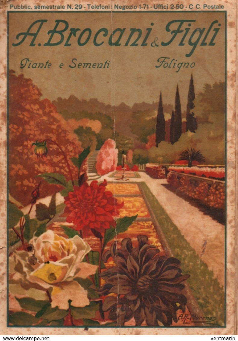 Catalogo 1929 Brocani & Figli à Foligno - Jardinage