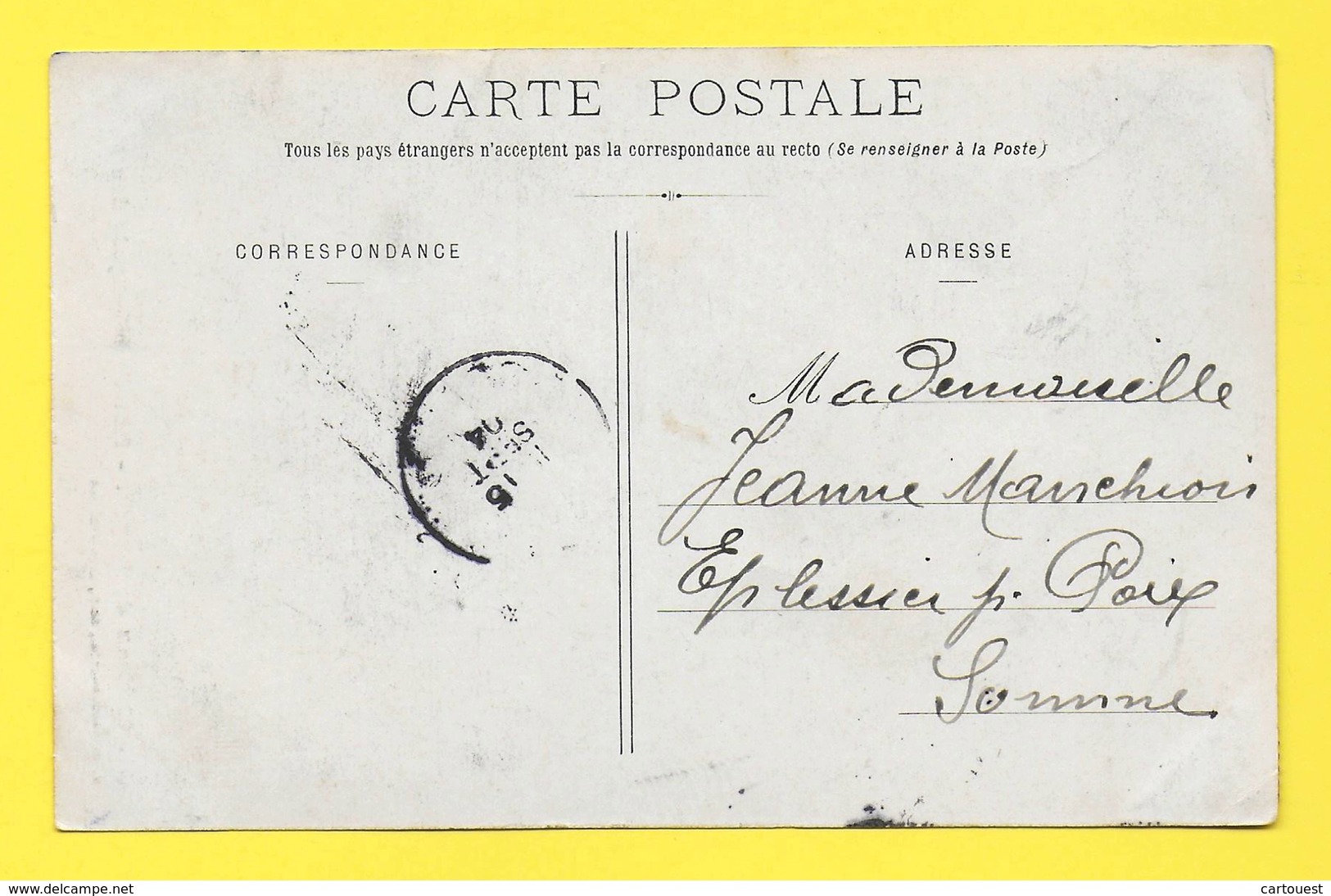 CPA 02 COUCY Le CHATEAU Entrée De Ruines Animée 1904  ֎ - Other & Unclassified