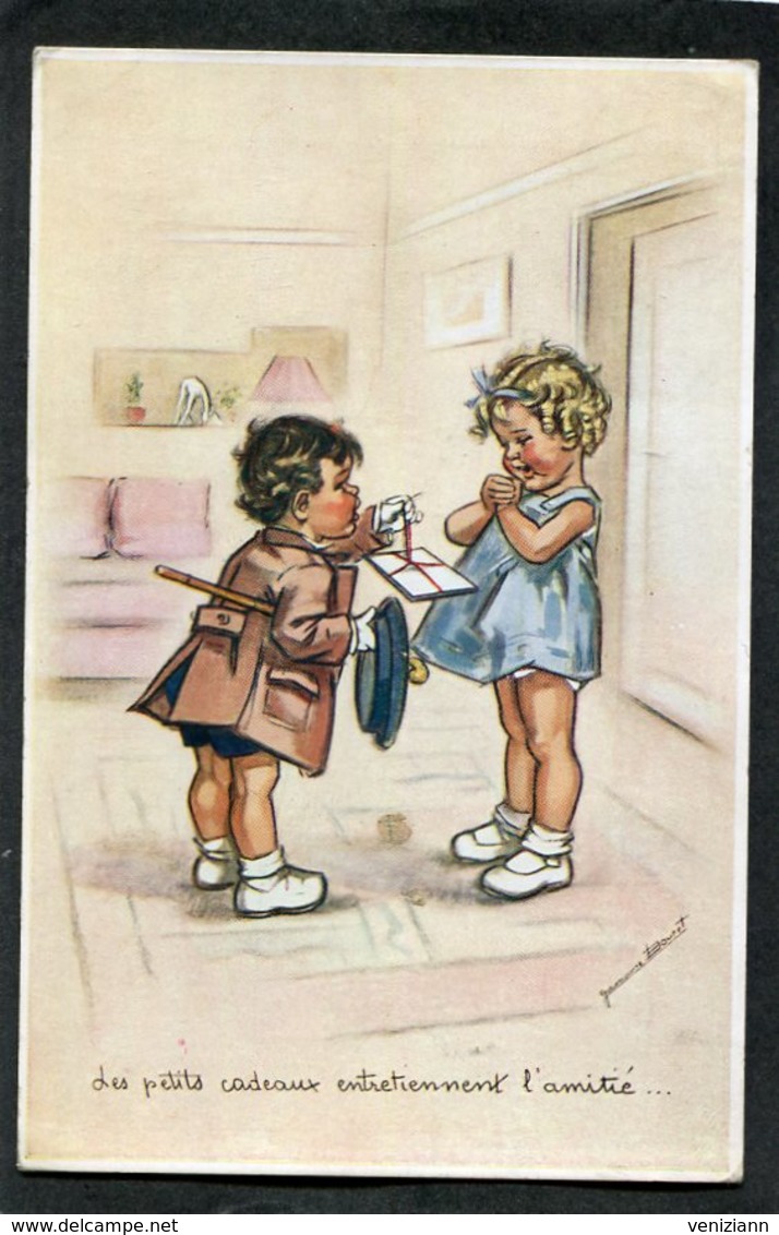 CPA - Illustration Germaine BOURET - Les Petits Cadeaux Entretiennent L'amitié - Bouret, Germaine