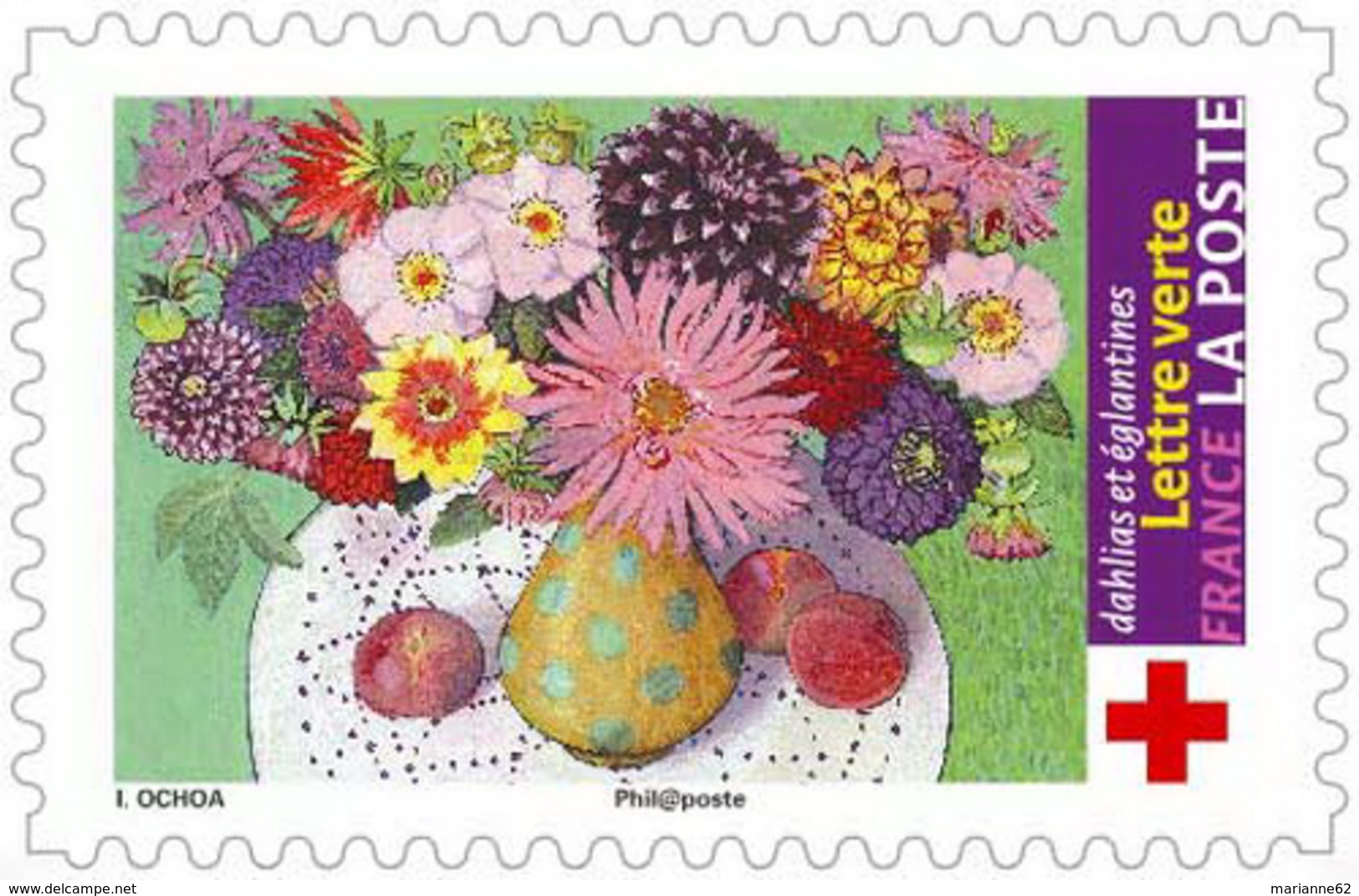 France 2018 Croix-Rouge Red Cross  - Offrez Ces Fleurs " Offer These Flowers " 10v MNH - Other & Unclassified