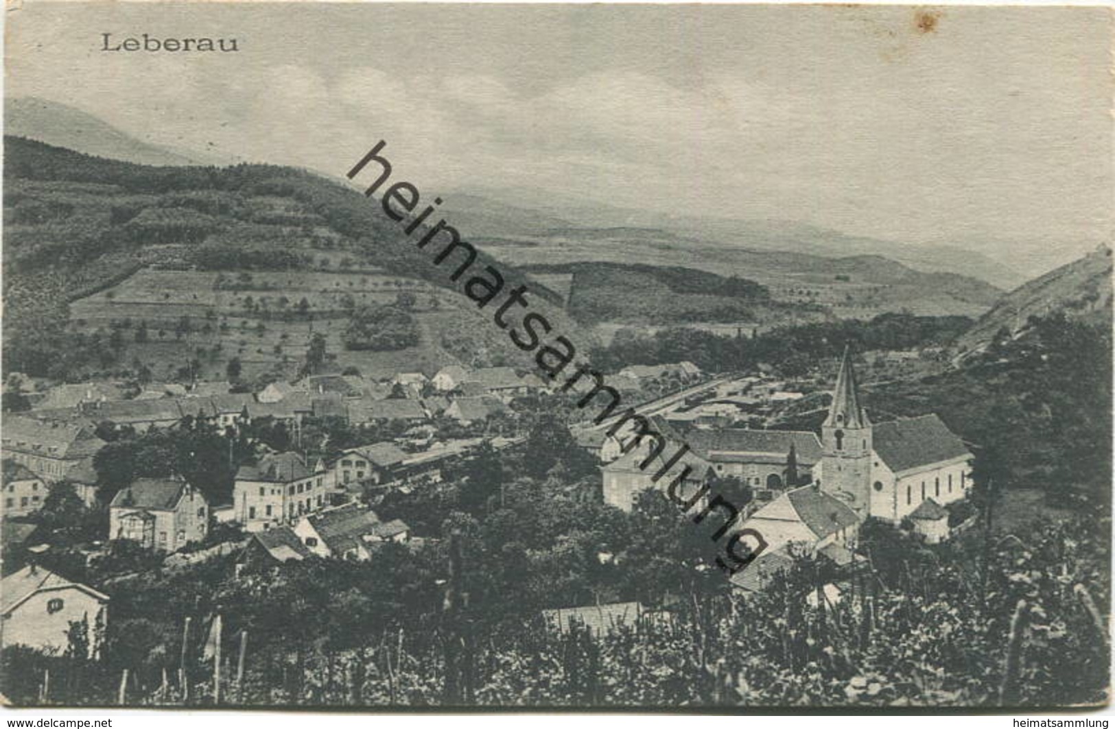 Leberau - Liepvre - Verlag Ch. Hiller Strassburg - Feldpost - Gel. 1916 - Lièpvre
