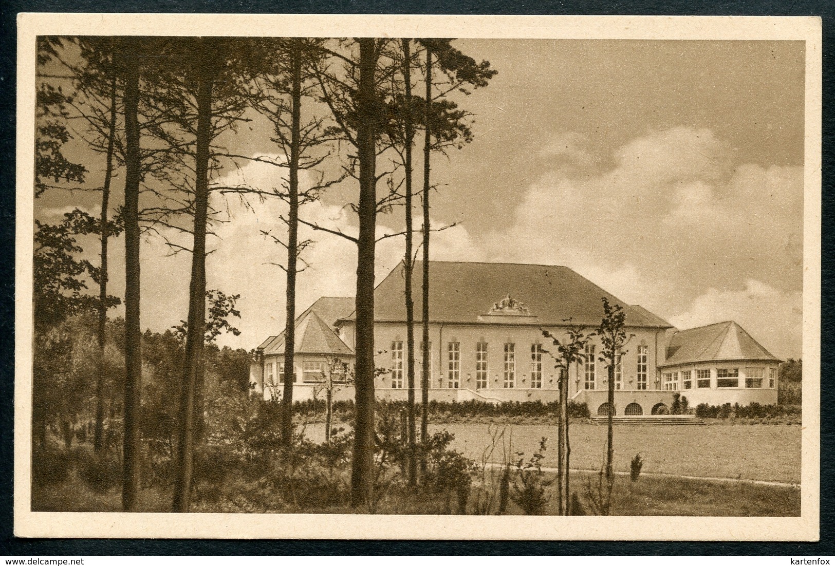 Bergen _2, Truppenübungsplatz, Ca. 1935, Offizier - Heim, Lüneburger Heide - Bergen