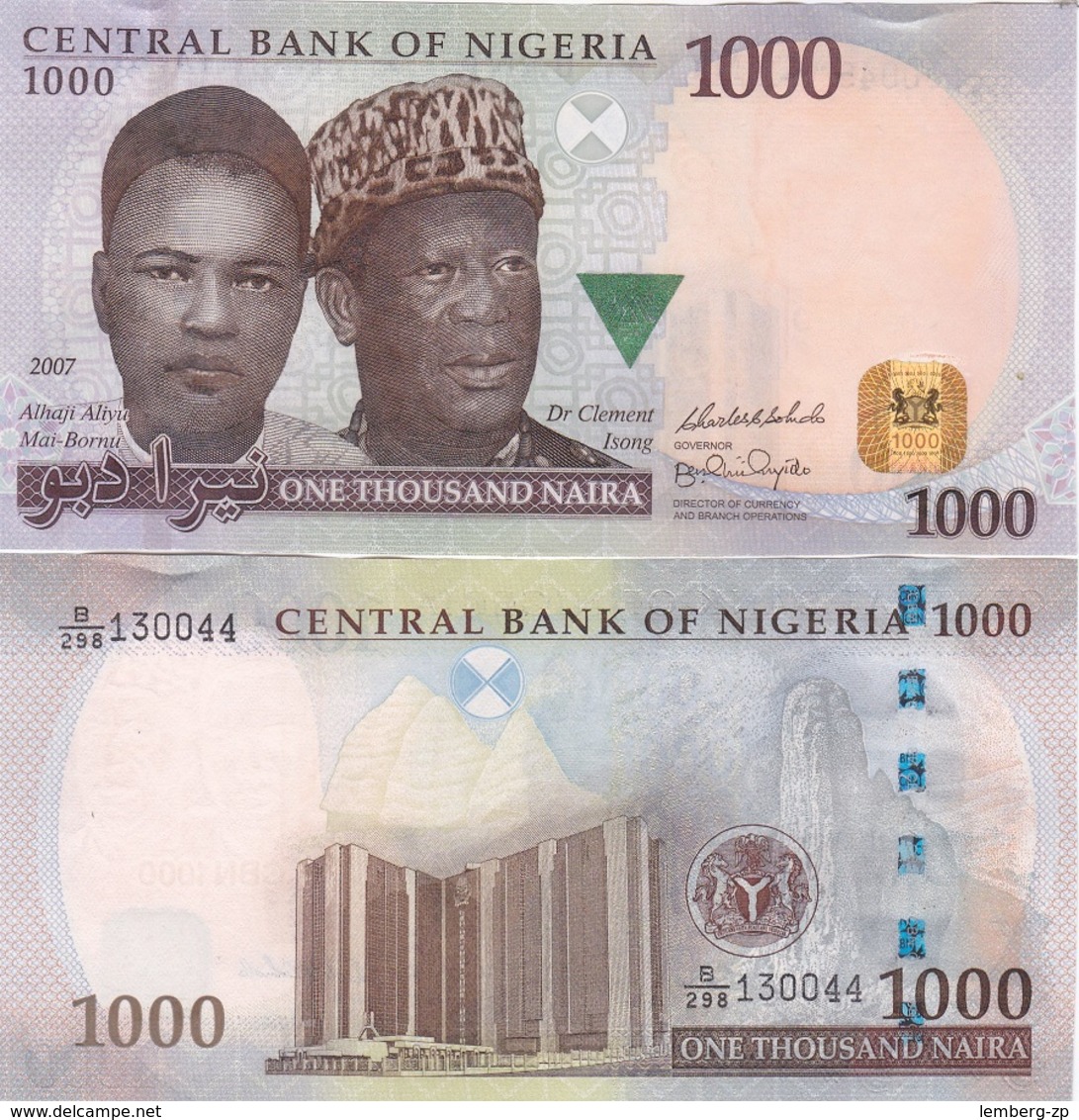 Nigeria - 1000 Naira 2007 AUNC Lemberg-Zp - Nigeria