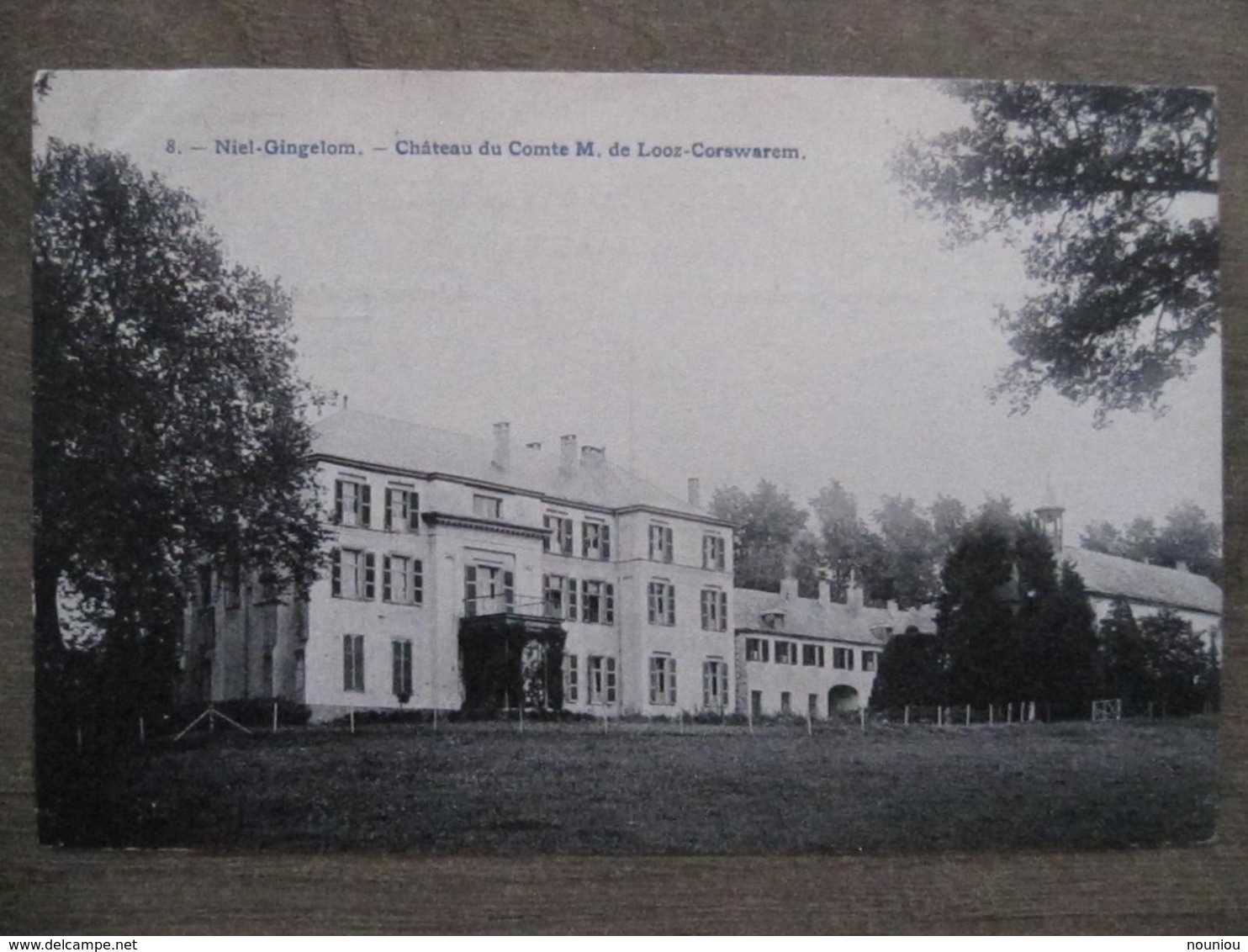 Cpa Niel Gingelom - Château Du Comte M. De Looz-Corswarem - 1907 - Gingelom